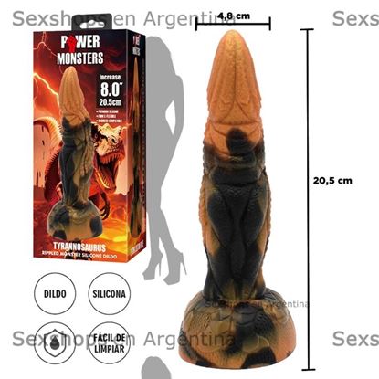 Dildo de silicona monster con sopapa